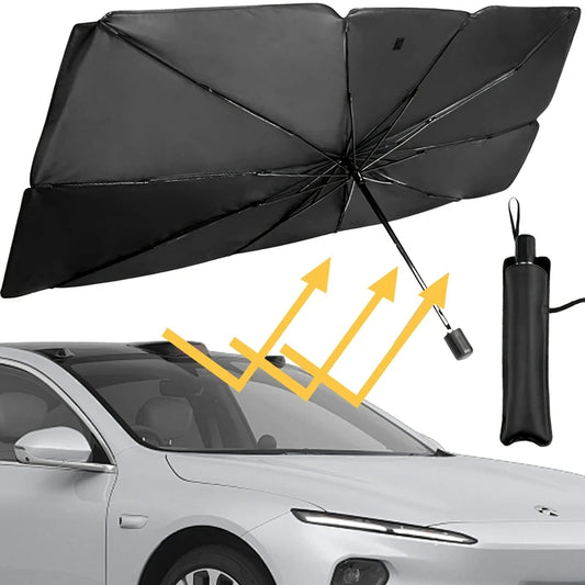 Foldable Car Windshield Sun Shade Umbrella UV Blocker