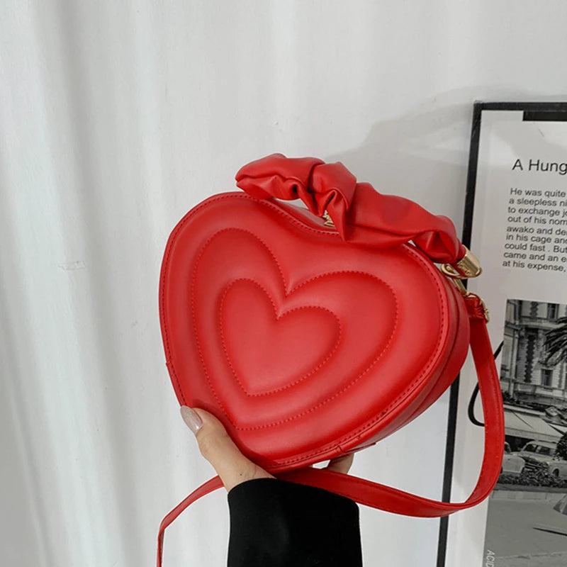 Luxury Quilted Heart Tote