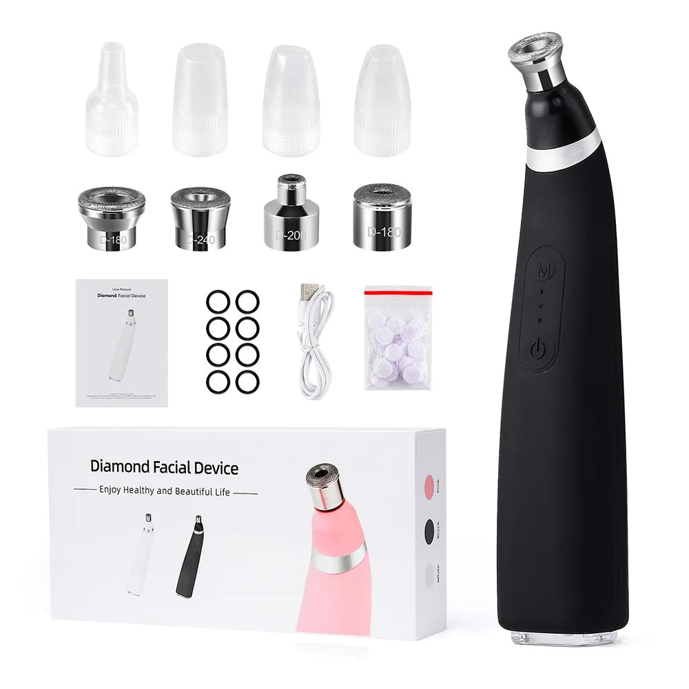 2-in-1 Microdermabrasion Facial Device & Blackhead Vacuum - 38