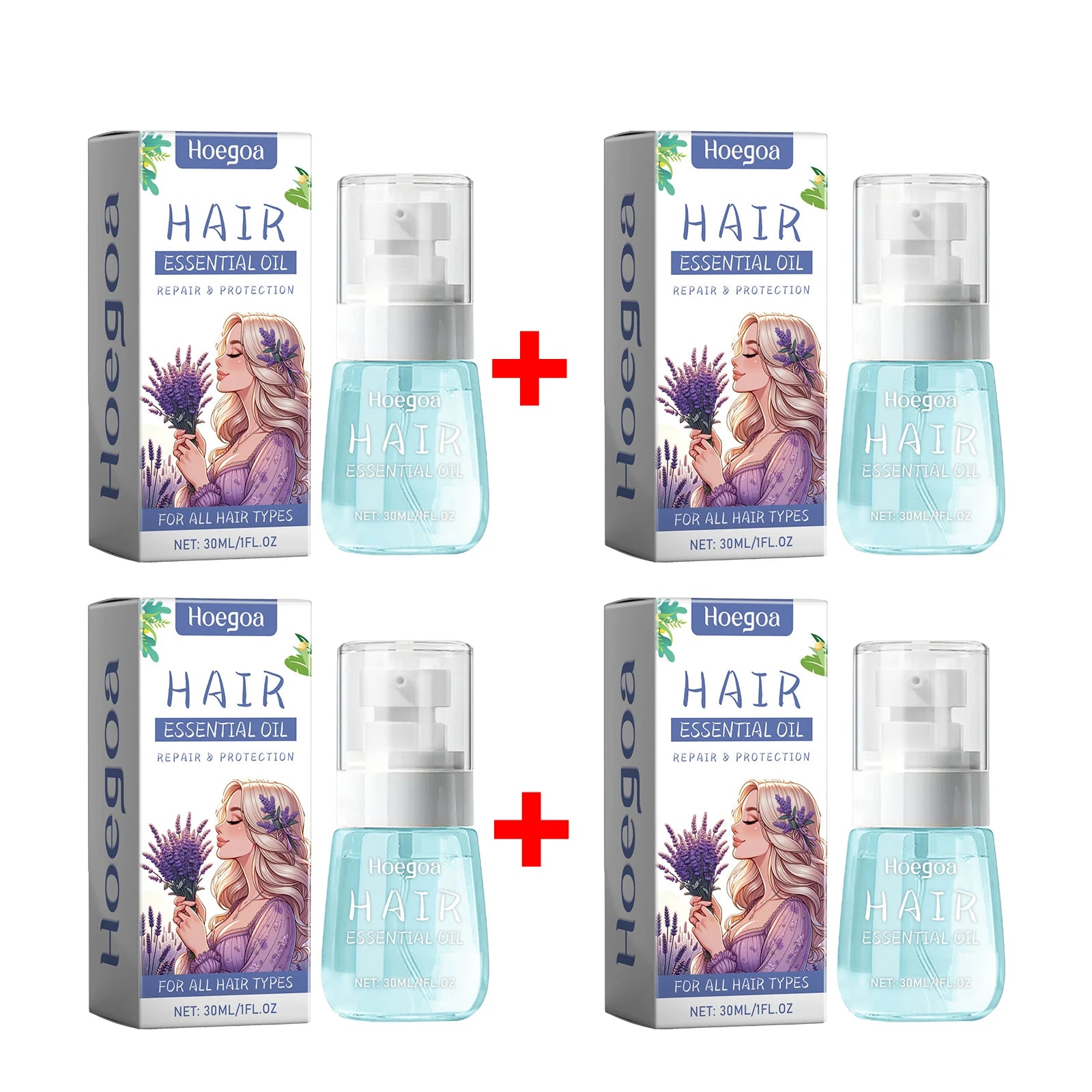 Lavender Hair Essential Oil - Repairing Anti-Frizz & Nourishing Scalp Treatment - 14