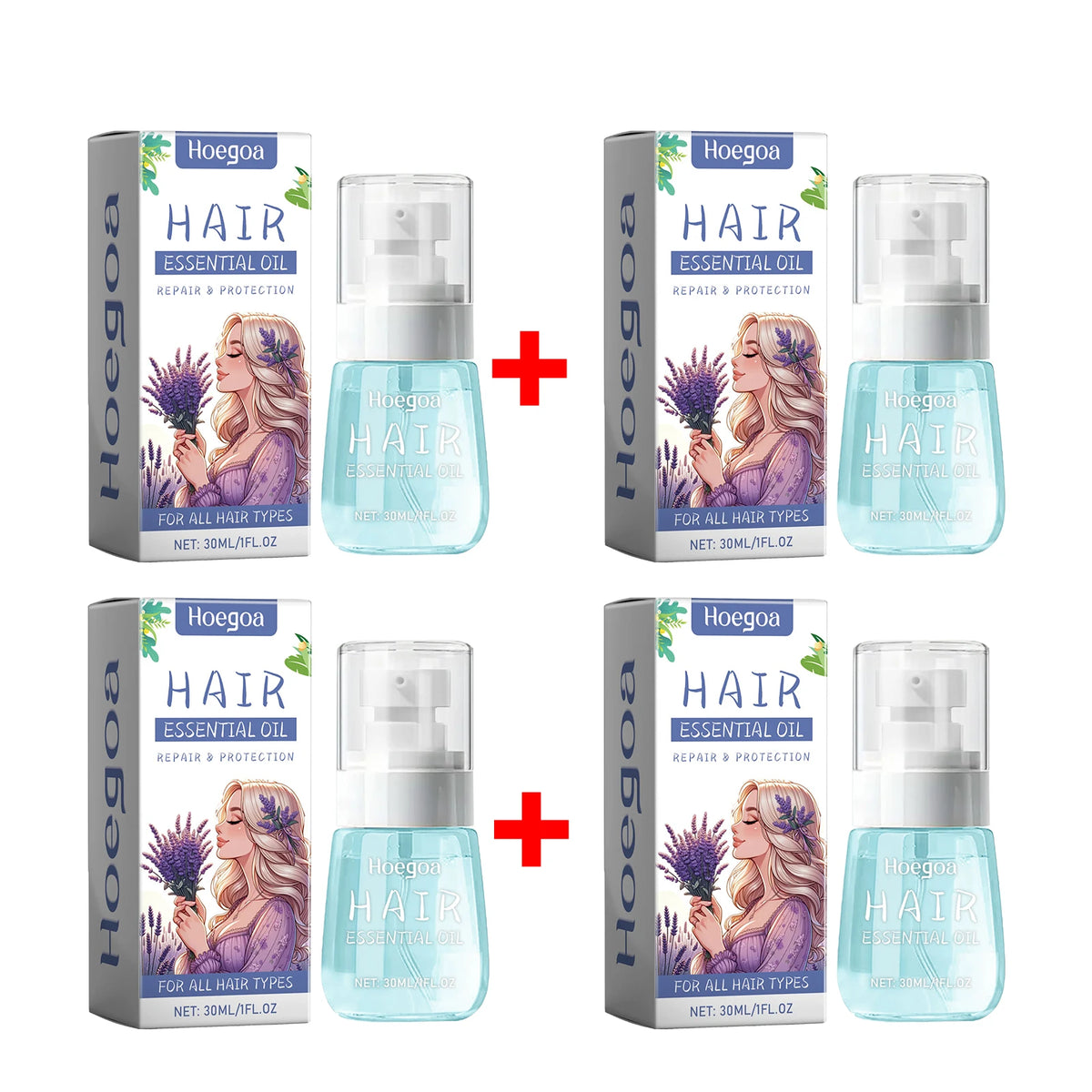 Lavender Hair Essential Oil - Repairing Anti-Frizz & Nourishing Scalp Treatment