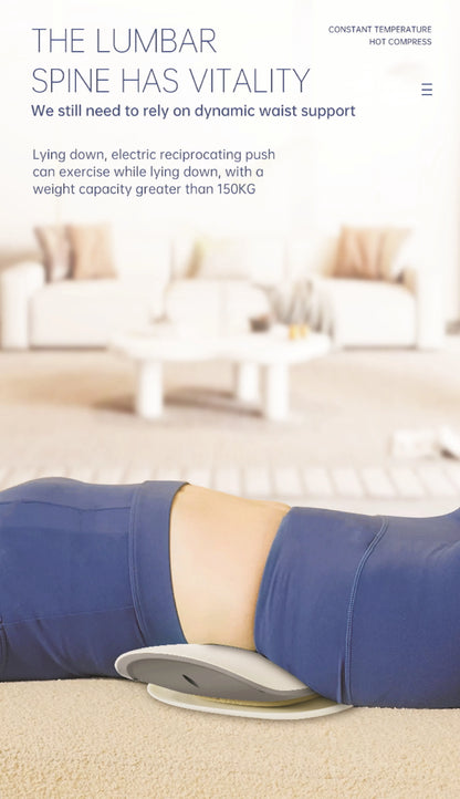 Electric Lumbar Traction Device with Dynamic Airbag Back Stretcher & Massager