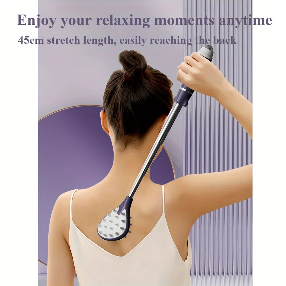 Telescopic Back Scratcher & Massage Tool - Portable Extendable Itch Relief