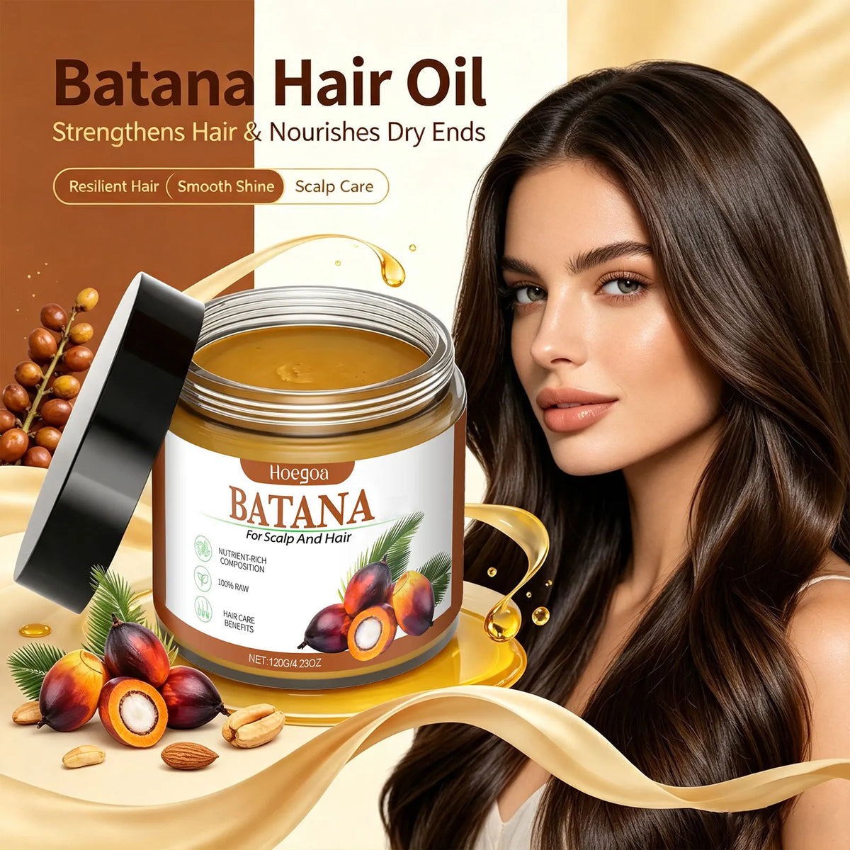 Batana Hair Mask for Deep Repair & Damage Control – Nourishing Scalp Treatment