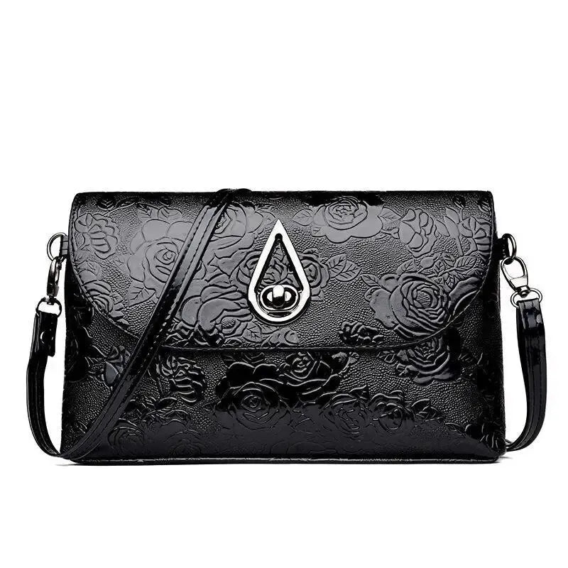Luxury Floral Embossed Clutch