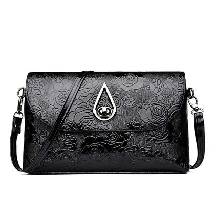Luxury Floral Embossed Clutch