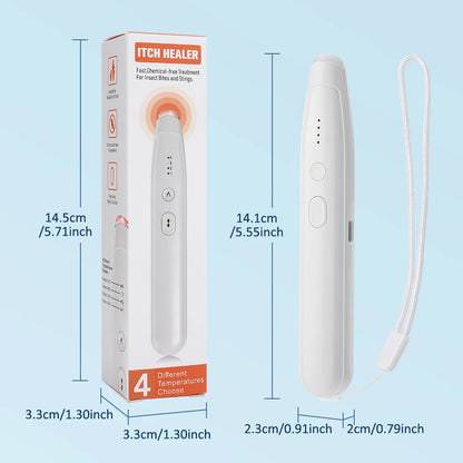 Electronic Insect Bite Itch Relief Pen - Portable Thermal Pulse Healing Tool