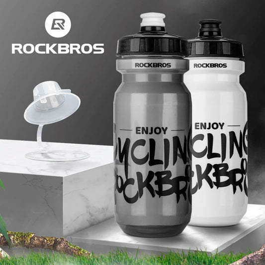 600ml Squeeze Sports Water Bottle - Leak-Proof Cycling & Fitness Bottle