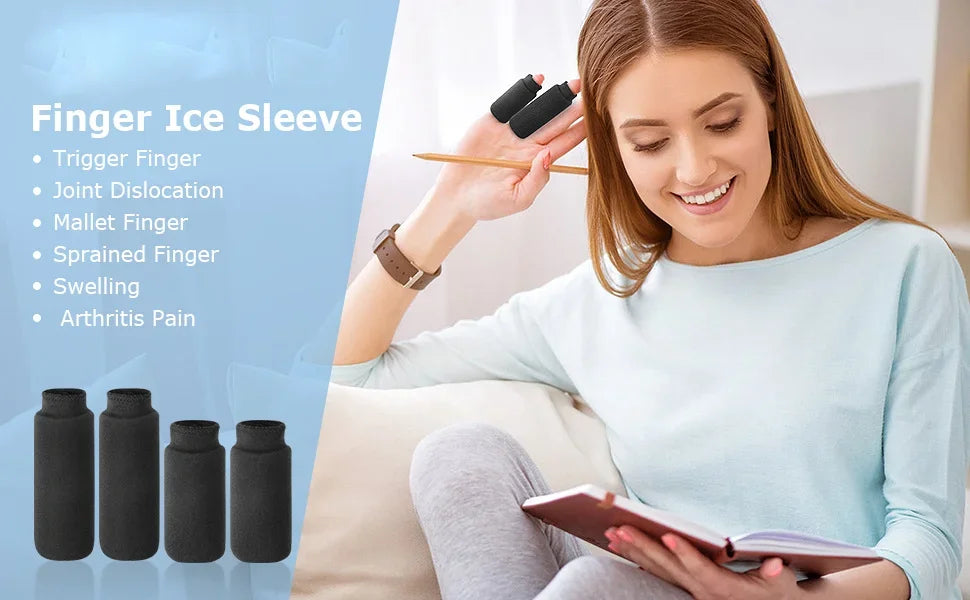 Reusable Finger Ice Pack Sleeves for Arthritis & Finger Pain Relief (4PCS) - 7