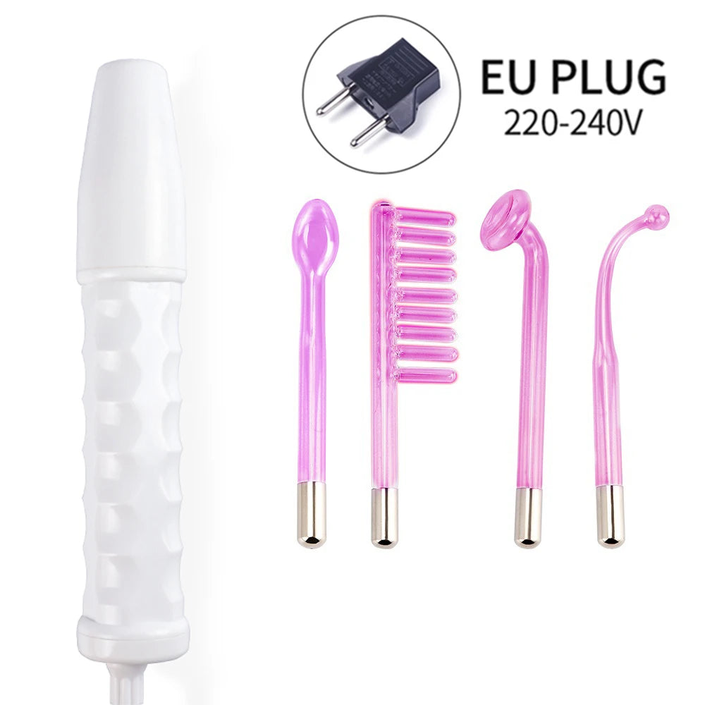 4-in-1 High Frequency Facial Therapy Wand for Acne