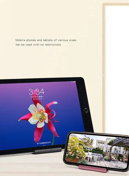 Adjustable Foldable Desktop Phone & Tablet Stand for iPhone, iPad & Samsung