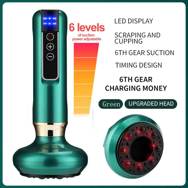 Electric Cupping Massager - Smart Vacuum Gua Sha Therapy - 32
