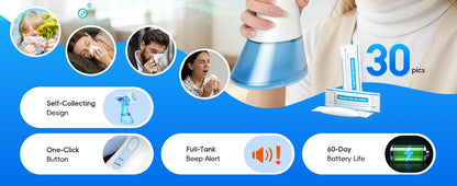 Electric Sinus Rinse Machine - Portable Nasal Irrigation System for Congestion Relief