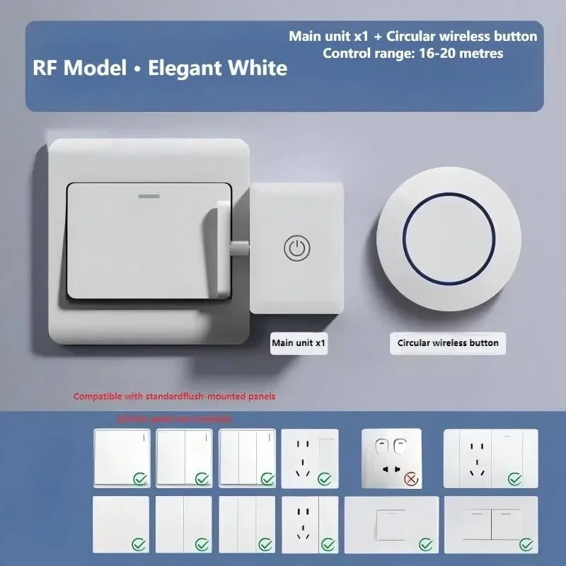 Wireless Smart Switch Pusher - Remote Controlled Auto Light Switch Bot - 12