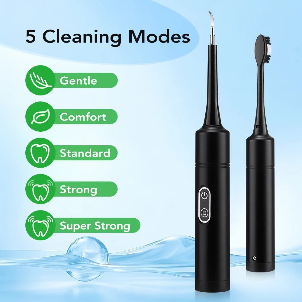 Electric Sonic Dental Calculus & Plaque Remover for Home Teeth Whitening