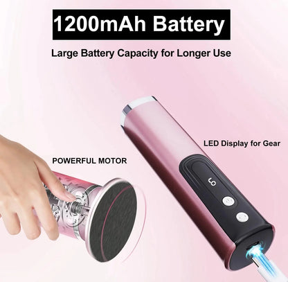 2-in-1 Electric Foot Callus Remover & Rechargeable Nail File