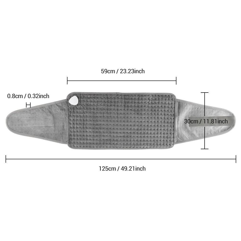 Electric Heating Waist Belt - Thermal Therapy Pad for Back Pain Relief