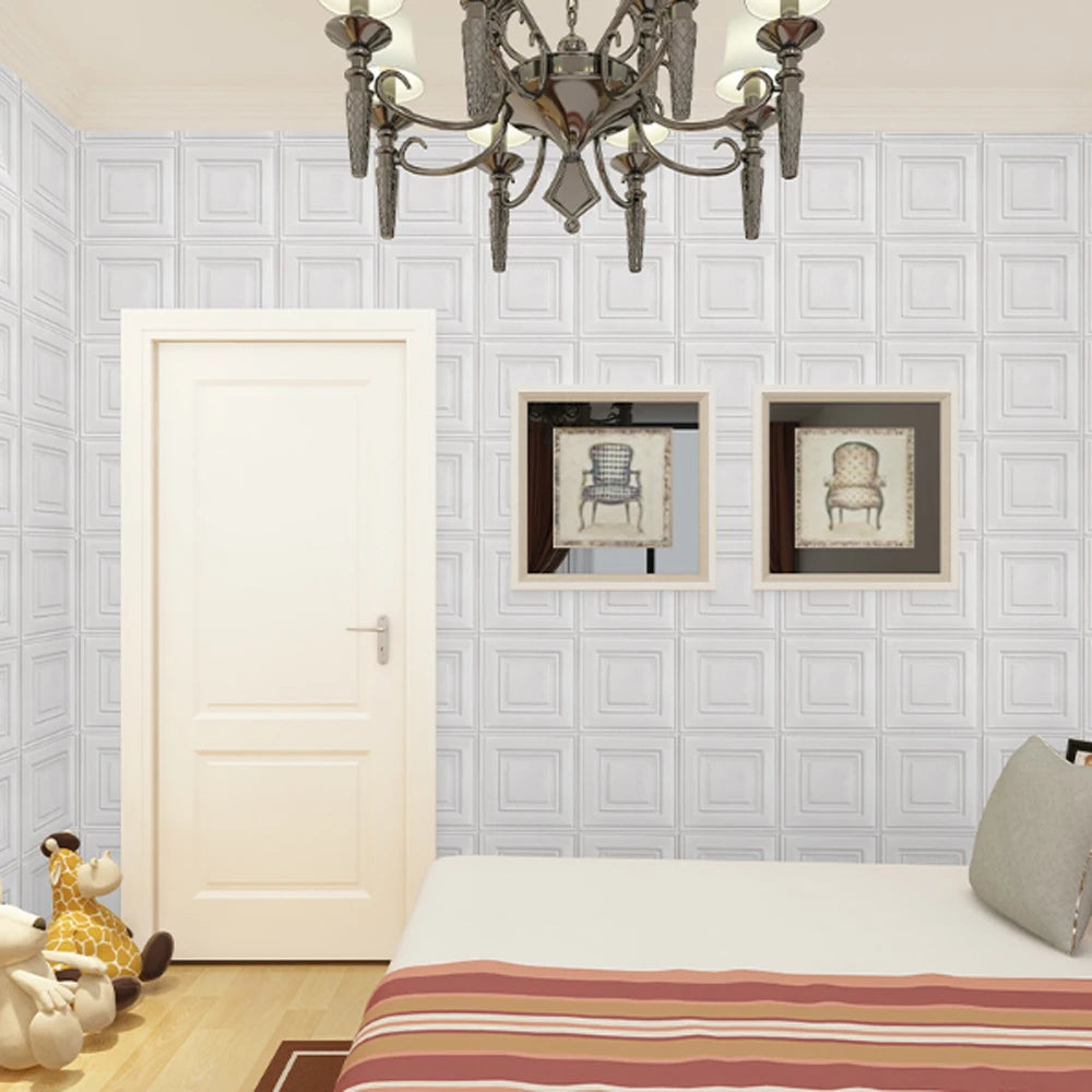 3D Peel & Stick Waterproof Foam Wall Panels - 4