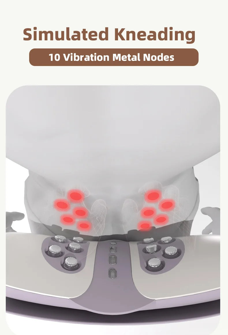 Electric Lumbar Traction & Massage Device for Lower Back Pain Relief - 13