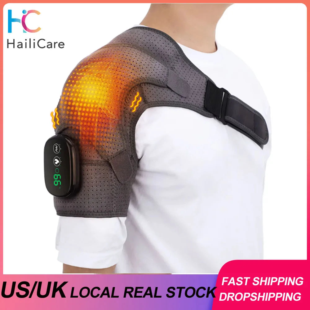 Heated Joint Massager Brace for Shoulder Knee Elbow - 1