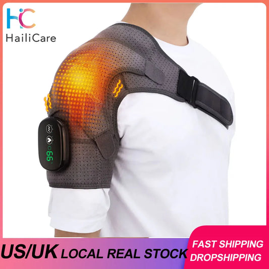 Heated Joint Massager Brace for Shoulder Knee Elbow