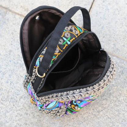 Luxury Bohemian Floral Backpack