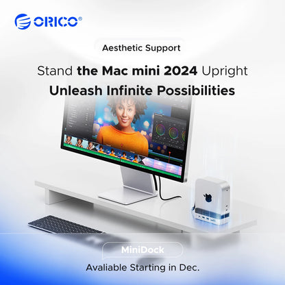 Mac Mini M4 Storage Expansion Docking Station with M.2 SSD Slot
