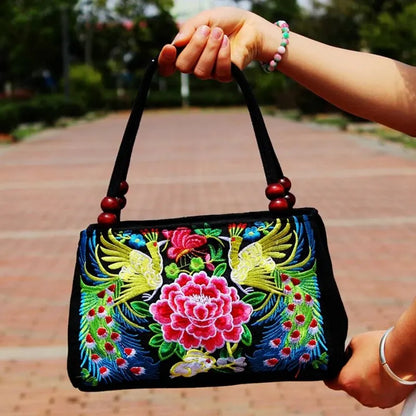 Luxury Ethnic Embroidery Tote