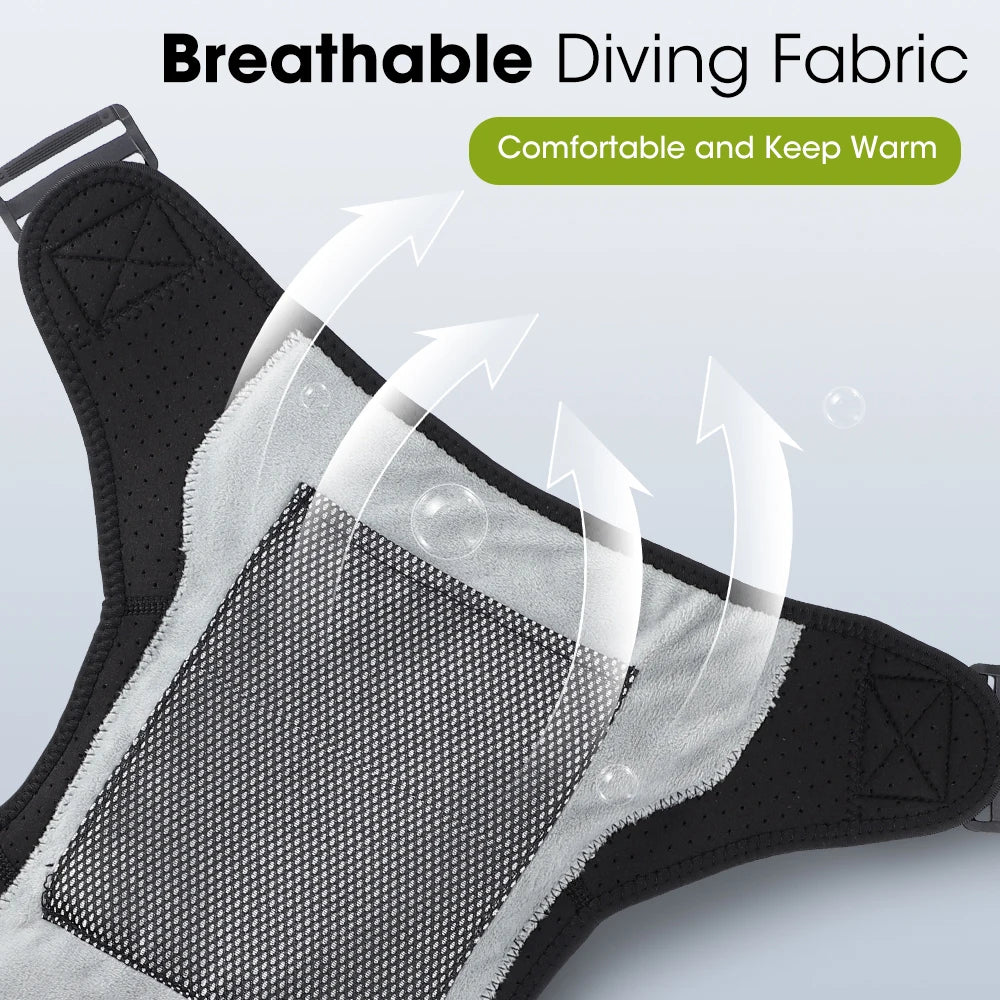 Smart Cordless Shoulder Heating Massager with Vibration & App Control - 30