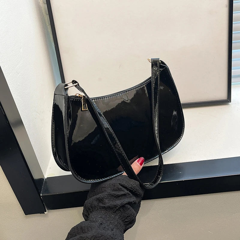 Luxury Retro PU Leather Hobo