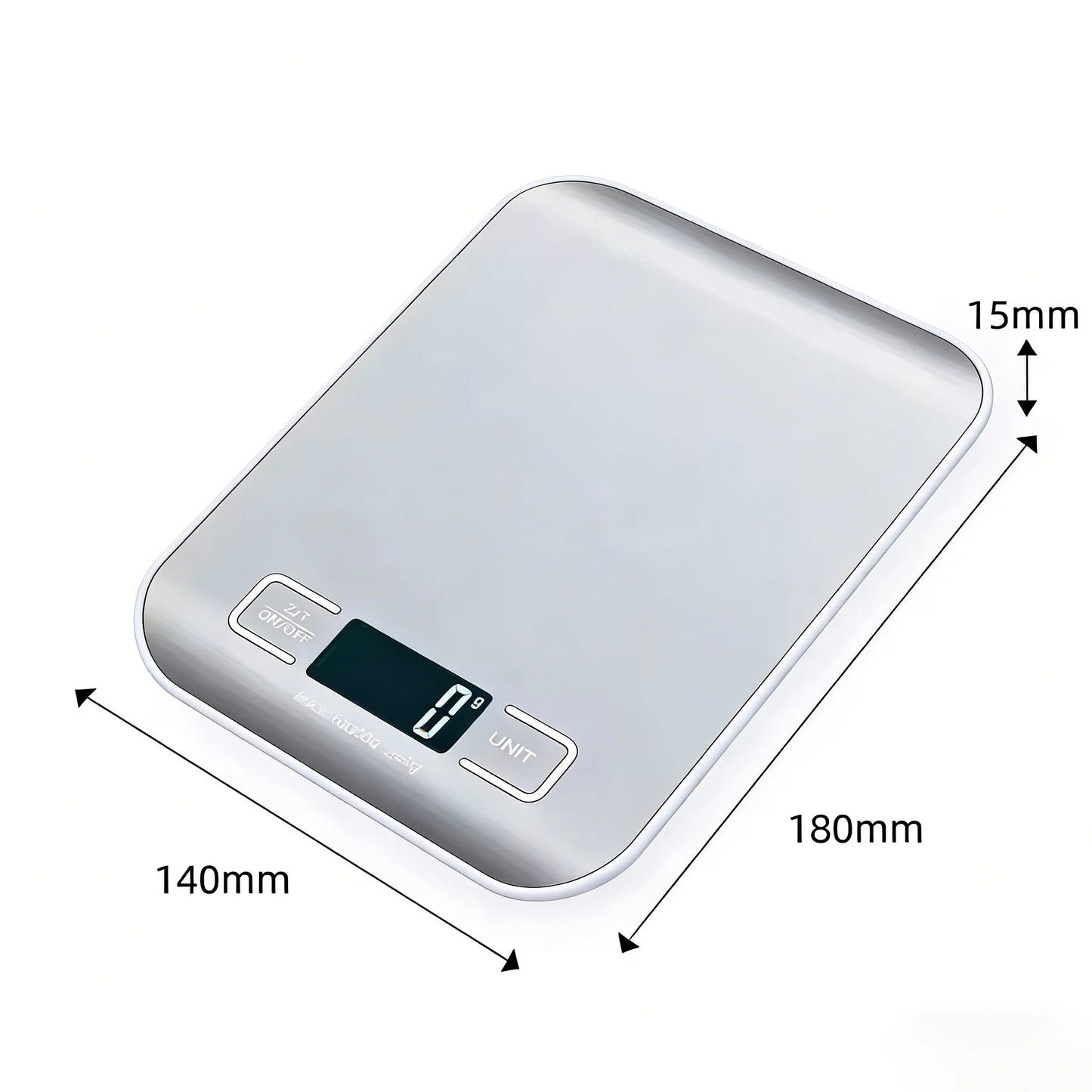 Digital Kitchen Scale 10kg/5kg High Precision Stainless Steel Food Scale