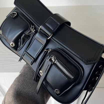 Luxury Goth Chain Shoulder Bag