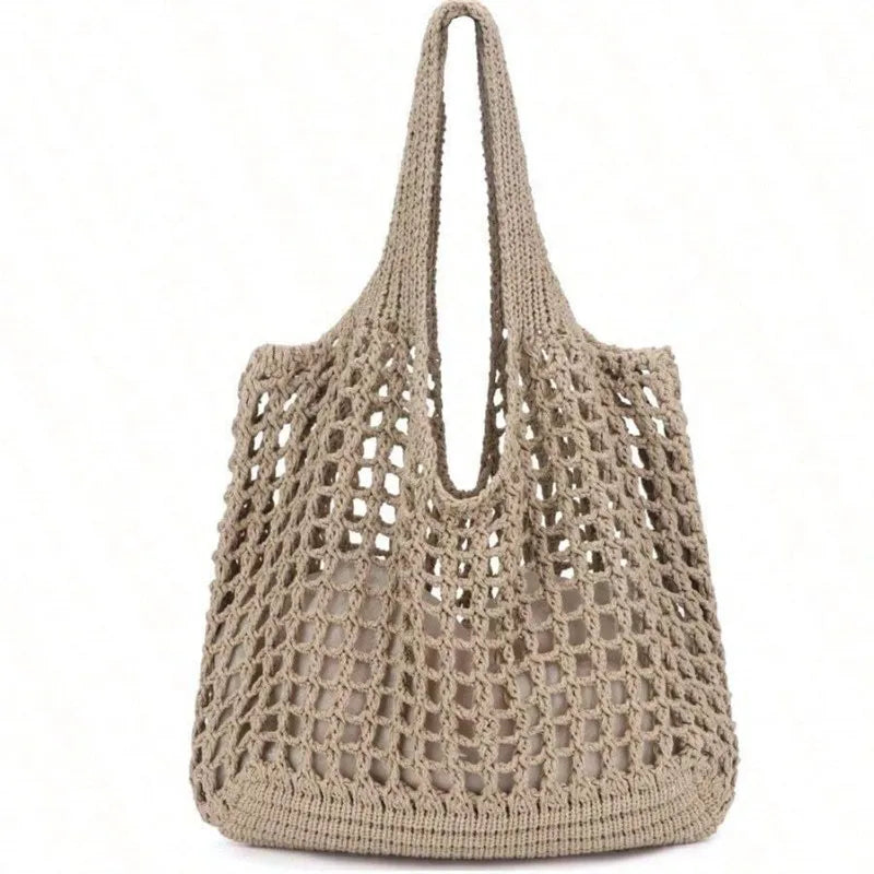 Luxury Crochet Hollow Beach Tote
