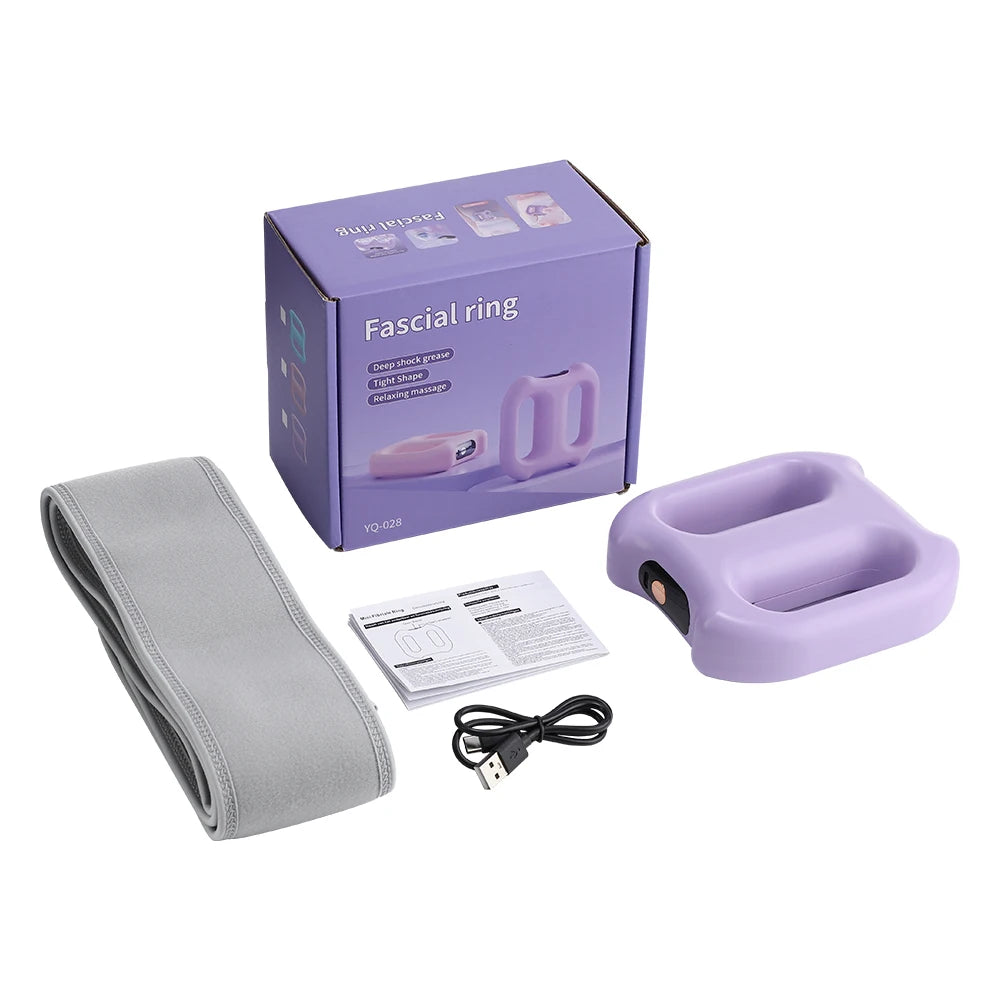 Electric Fascia Ring Full-Body Vibration Massager for Muscle Recovery