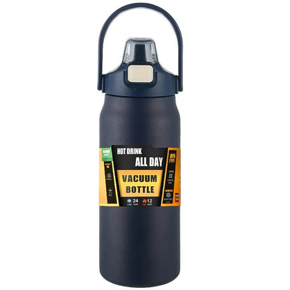 Insulated Stainless Steel Vacuum Flask - 24H Cold & 8H Hot Water Bottle