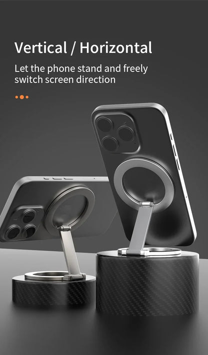 Foldable Magnetic Phone Holder for MagSafe - Universal Gym & Car Mount