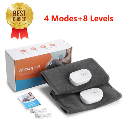 Wireless Air Compression Calf Massager for Leg Pain Relief & Circulation