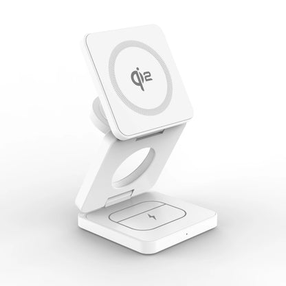3-in-1 Magnetic Wireless Charging Station for iPhone, Apple Watch & AirPods