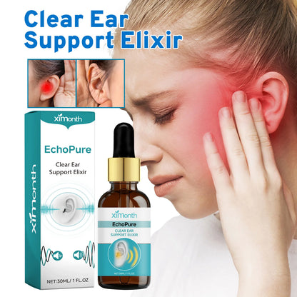 Ear Wax Removal Drops - Natural Tinnitus Relief & Ear Cleansing Liquid