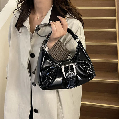 Luxury Retro Pleated Hobo Bag