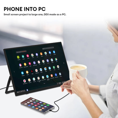 15.6" Ultra-Slim Portable Monitor FHD 1080P IPS 100% sRGB Laptop Second Screen