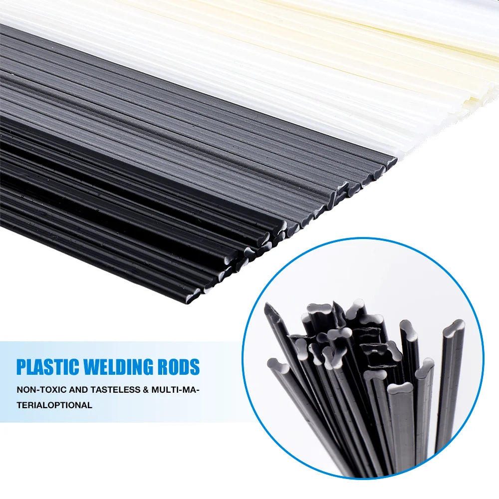 Plastic Welding Repair Kit with Stainless Steel Mesh & Rods for Car Bumper - 4