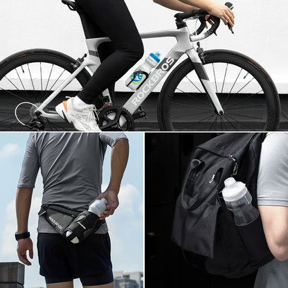 600ml Squeeze Sports Water Bottle - Leak-Proof Cycling & Fitness Bottle