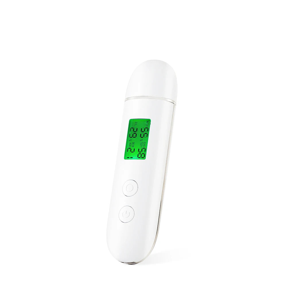 Smart Skin Moisture & Oil Analyzer - Face Hydration Tester