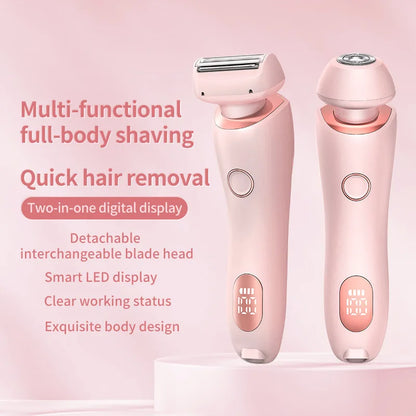 2-in-1 Women’s Electric Shaver & Painless Body Hair Remover