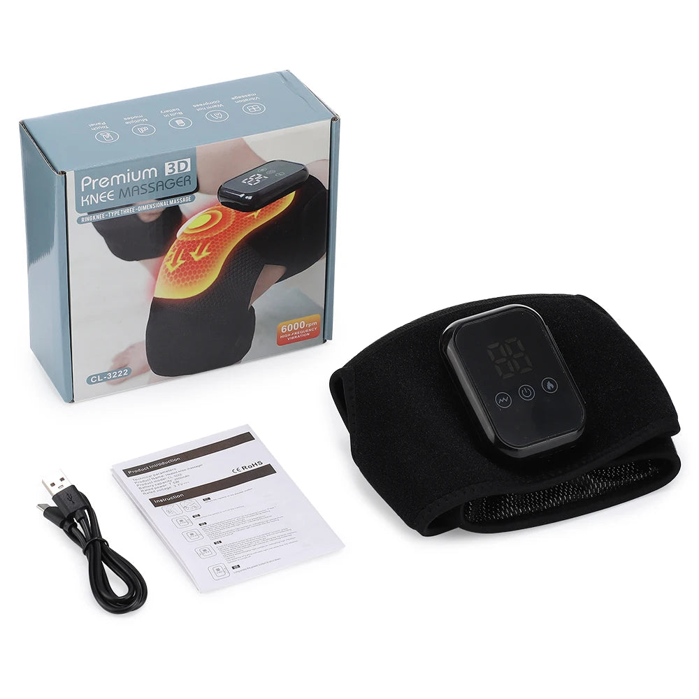 3-in-1 Heated Knee Shoulder Elbow Massager with Vibration
