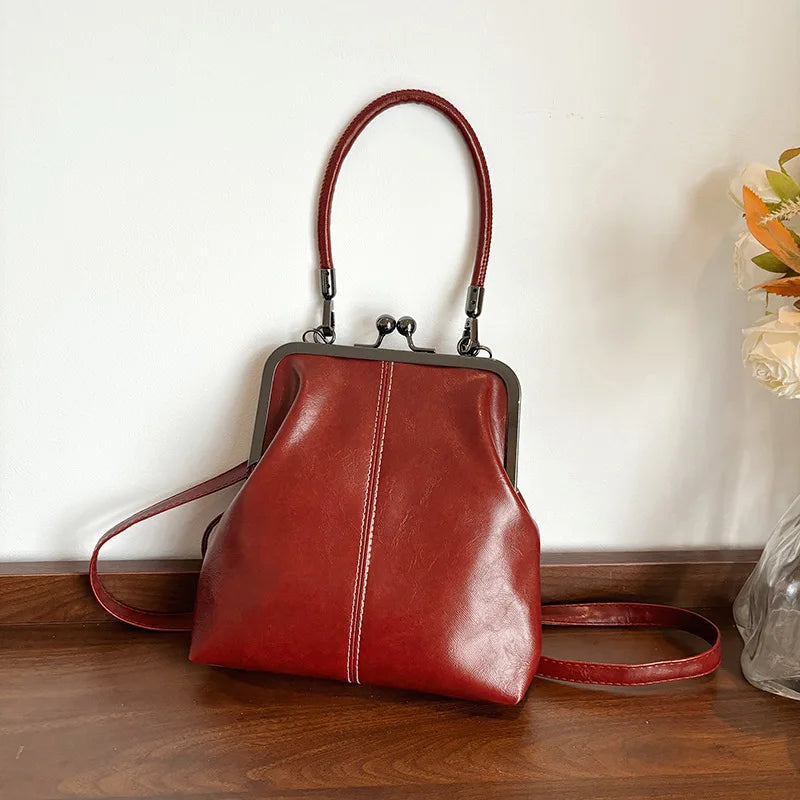 Luxury Vintage Kiss Lock Bag