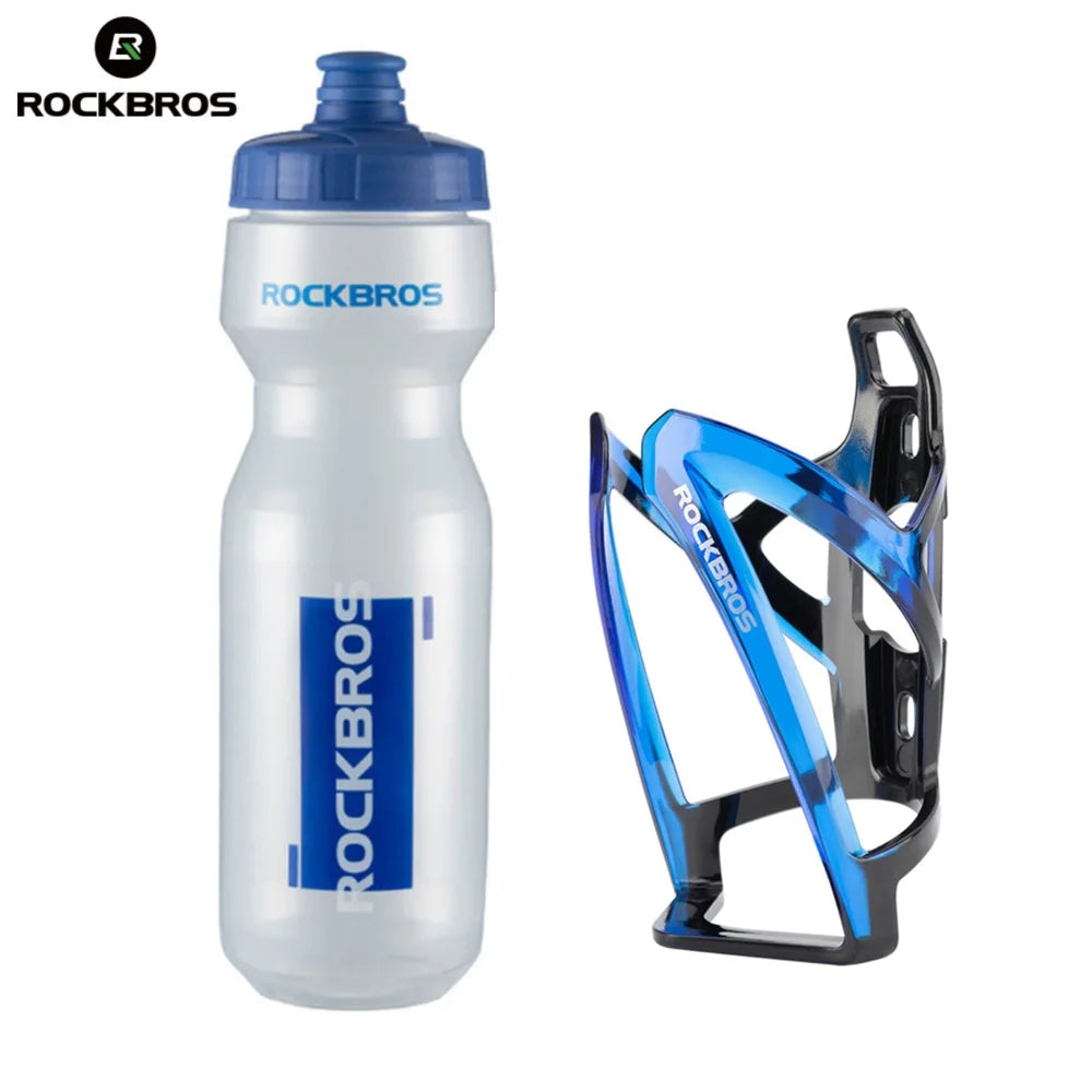 ROCKBROS 750ml Cycling Water Bottle and Cage Set – Lightweight & Durable - 26