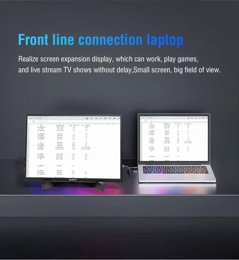 10.5" Portable Monitor 1920x1280 IPS HDR Gaming Display for Laptop & Console