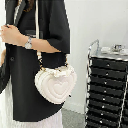 Luxury Quilted Heart Tote